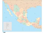 Mexico <br /> Wall Map Map