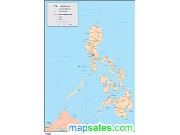 Philippines <br /> Wall Map Map
