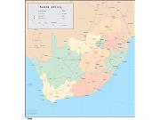 South Africa <br /> Wall Map Map