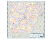 Arkansas Counties <br /> Wall Map Map