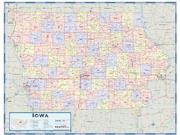 Iowa Counties <br /> Wall Map Map