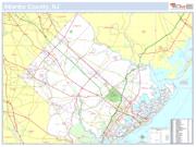 Atlantic, NJ County <br /> Wall Map Map