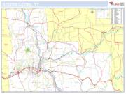 Broome, NY County <br /> Wall Map Map