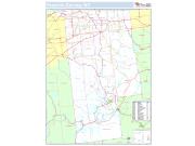 Franklin, NY County <br /> Wall Map Map