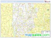Litchfield, CT County <br /> Wall Map Map