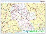 Middlesex, CT County <br /> Wall Map Map
