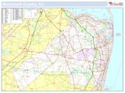 Monmouth, NJ County <br /> Wall Map Map