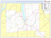 Schuyler, NY County <br /> Wall Map Map