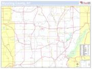 Wyoming, NY County <br /> Wall Map Map