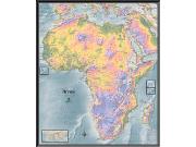 Africa <br /> Physical <br /> Wall Map Map