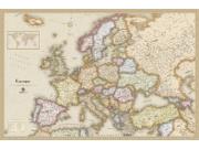 Europe <br />Antique <br /> Wall Map Map