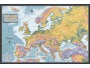 Europe <br /> Physical <br /> Wall Map Map