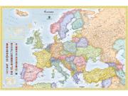 Europe <br /> Political <br /> Wall Map Map