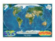 World Satellite Explorer Wall Map from National Geographic