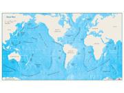 Ocean Floor Wall Map from GeoNova