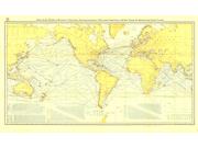 World Mercator 1905 Wall Map from GeoNova