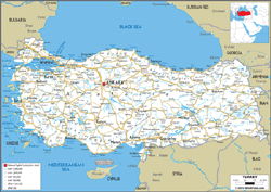 Turkey Road Wall Map