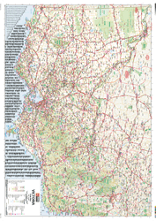 Victoria Wall Map