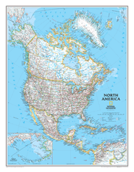 North America Wall Map