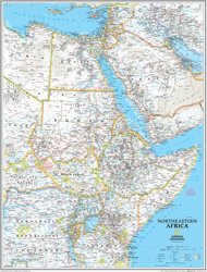 Northeastern Africa Wall Map