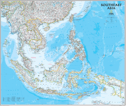 Southeastern Asia Wall Map