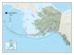 Alaska Wall Map