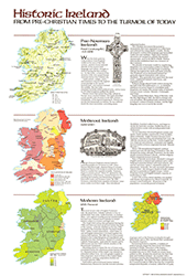 Historical Ireland 1981 Wall Map