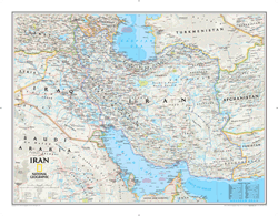 Iran Wall Map