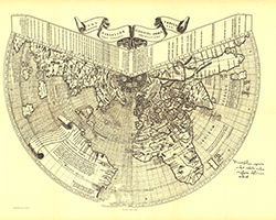 Ruysch 1893 Wall Map