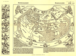 Ruysch 1893 Wall Map Part B