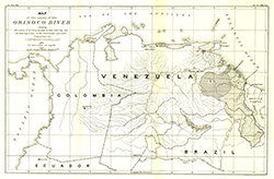 Venezuela 1896 Wall Map