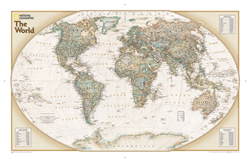 World Executive Explorer Wall Map