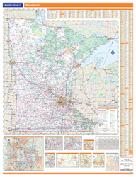 Minnesota Wall Map