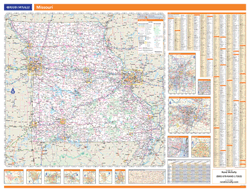 Missouri Wall Map