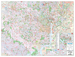 Northern Virginia Wall Map