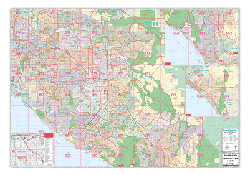 Orange County, CA Wall Map