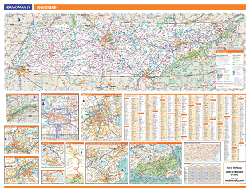 Tennessee Wall Map