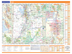 Utah Wall Map