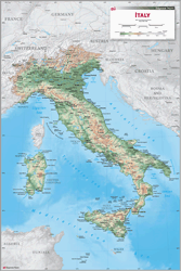 Italy Wall Map