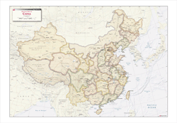 China Antique Wall Map