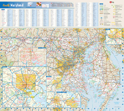 Maryland Wall Map