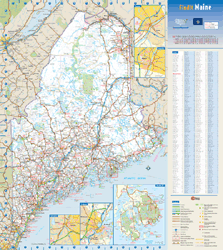 Maine Wall Map