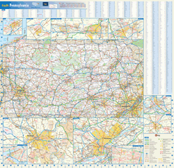 Pennsylvania Wall Map