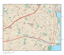 Alexandria Wall Map
