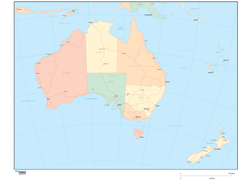 Australia Wall Map