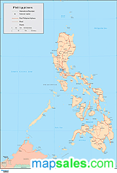 Philippines Wall Map