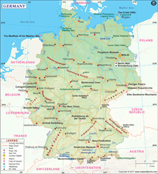 Germany Wall Map