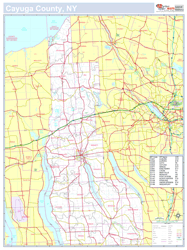 Cayuga, NY County Wall Map