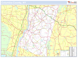 Columbia, NY County Wall Map