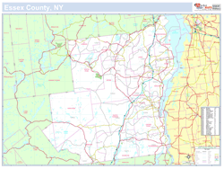 Essex, NY County Wall Map